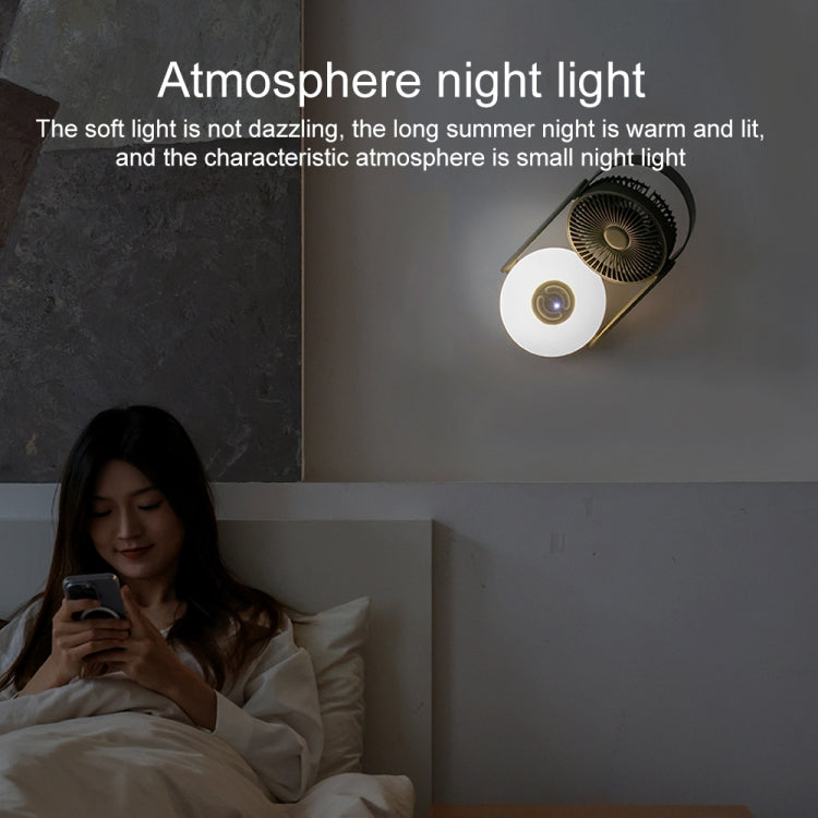 WT-F62 Outdoor Portable USB Charging Air Cooling Fan with LED Night Lamp – Durable Build, Easy to Use