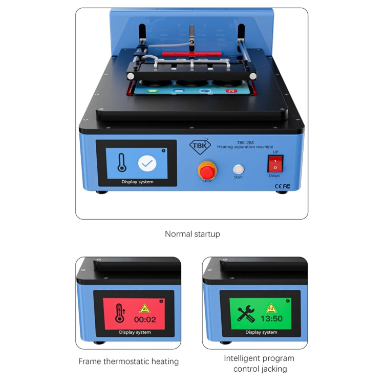 TBK 288L Built-in Vacuum Pump Automatic LCD Screen Heating Separator Machine – Durable Build, Easy to Use