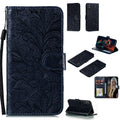 Lace Flower Embossing Pattern Horizontal Flip Leather Case , with Holder & Card Slots & Wallet & Photo Frame & Lanyard, For Huawei Enjoy 10e, For Xiaomi Redmi K30 Pro, For Xiaomi Redmi Note 9 Pro, For Xiaomi Redmi Note 9 Pro Max For Huawei Enjoy 10e Black