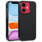 GEBEI Acrylic Phone Case, For iPhone 11 For iPhone 11 Transparent Black