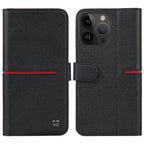 GEBEI Top-grain Horizontal Flip Leather Phone Case, For iPhone 14 Pro Max, For iPhone 14 Pro, For iPhone 14, For iPhone 14 Plus For iPhone 14 Pro Max Black