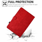 For Samsung Galaxy Tab S7 T870 / S8 X700 Rhombus Embossed Leather Smart Tablet Case, For Samsung Galaxy Tab S7 T870 / S8 X700
