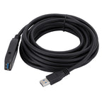 USB 3.0 Male to Female Data Sync Super Speed Extension Cable, Length:10m, 10m – Magnetic, Data Transmission