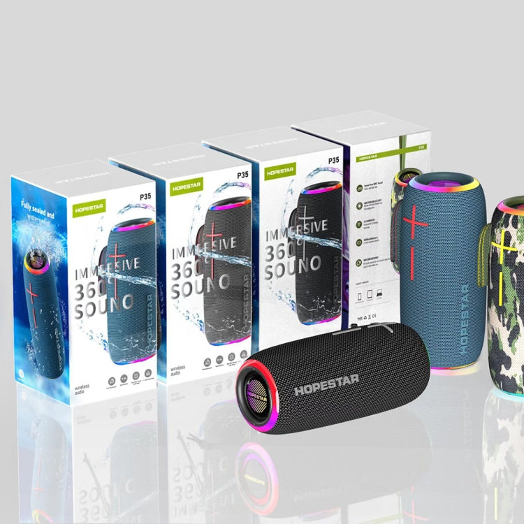HOPESTAR P35 20W Outdoor IPX7 Waterproof Wireless Bluetooth Speaker, P35 – Waterproof, Bluetooth, TPU