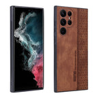 AZNS 3D Embossed Skin Feel Phone Case, For Samsung Galaxy S23 Ultra 5G, For Samsung Galaxy A04e For Samsung Galaxy S23 Ultra 5G Brown