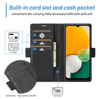 LC.IMEEKE Card Slots Skin Feeling Leather Phone Case, For Samsung Galaxy A14 4G / 5G