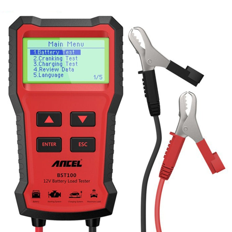 Ancel BST100 12V Car Battery Tester, BST100 BST100