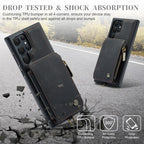 CaseMe C20 Multifunctional RFID Leather Phone Case, For Samsung Galaxy S23 Ultra 5G