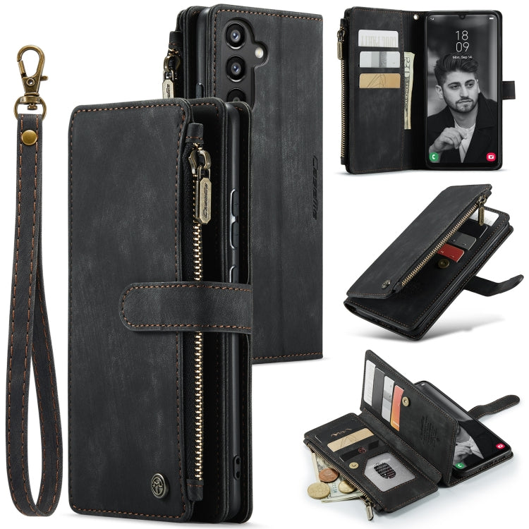 CaseMe C30 Multifunctional Leather Phone Case, For Samsung Galaxy A34 5G, For Samsung Galaxy S23 5G, For Samsung Galaxy S23+ 5G, For Samsung Galaxy S23 Ultra 5G For Samsung Galaxy A34 5G Black