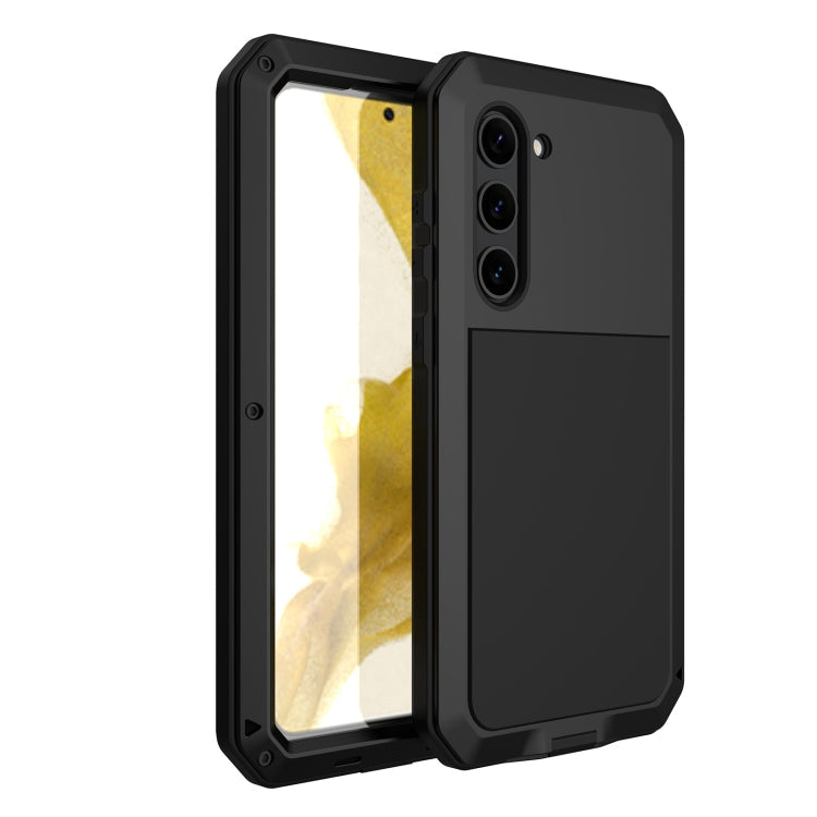 RedPepper 360 Full Body Rugged Metal Waterproof Phone Case, For Samsung Galaxy S23 5G, For Samsung Galaxy S23+ 5G, For Samsung Galaxy S23 Ultra 5G For Samsung Galaxy S23 5G Black