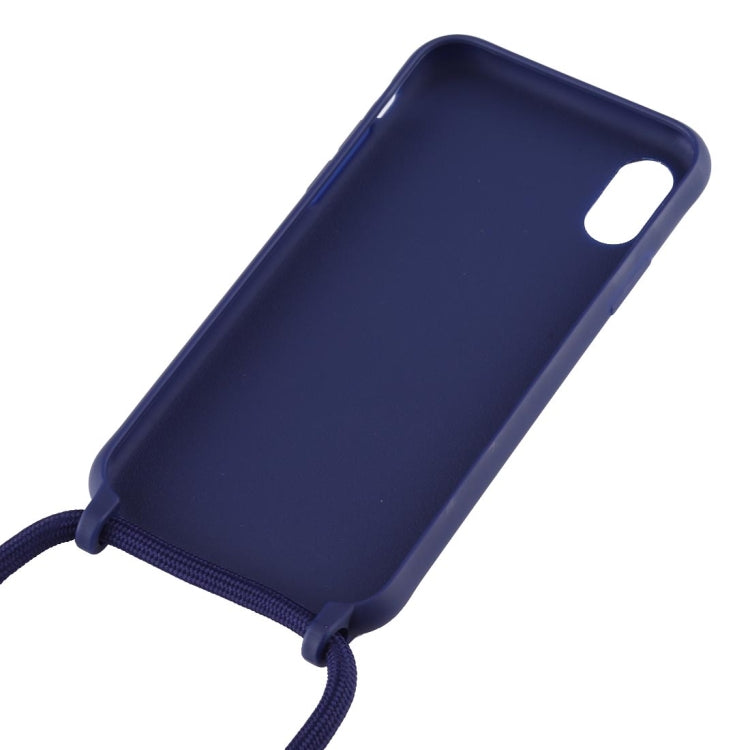 Candy Color TPU Protective Case with Lanyard, For iPhone XS / X, For...