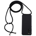 Candy Color TPU Protective Case with Lanyard, For Galaxy S20, For Galaxy S20+, For Galaxy S20 Ultra For Galaxy S20 Black