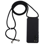 Candy Color TPU Protective Case with Lanyard, For Galaxy S20, For Galaxy S20+, For Galaxy S20 Ultra For Galaxy S20 Black