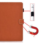 Solid Color Tablet PC Universal Magnetic Horizontal Flip Leather Case with Card Slots & Holder, For iPad 4 / 3 / 2, For iPad Air / iPad Air 2 / iPad 9.7 (2018 & 2017), For iPad Mini 4 / Mini 3 / Mini 2 / Mini, For Kindle Fire 7(2015/2017/2019)