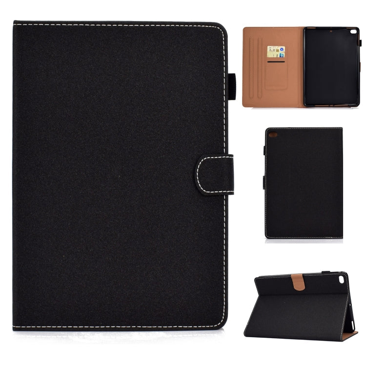 Solid Color Tablet PC Universal Magnetic Horizontal Flip Leather Case with Card Slots & Holder, For Galaxy Tab A 10.1(2019) T510, For Galaxy Tab S5e T720