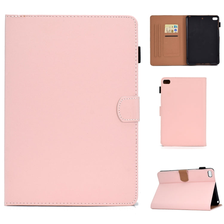 Solid Color Tablet PC Universal Magnetic Horizontal Flip Leather Case with Card Slots & Holder – Magnetic, Card Slot, Flip, For iPad 4 / 3 / 2, For iPad Air / iPad Air 2 / iPad 9.7 (2018 & 2017), For iPad Mini 4 / Mini 3 / Mini 2 / Mini For iPad Mini 4 Mini 3 Mini 2 Mini Pink