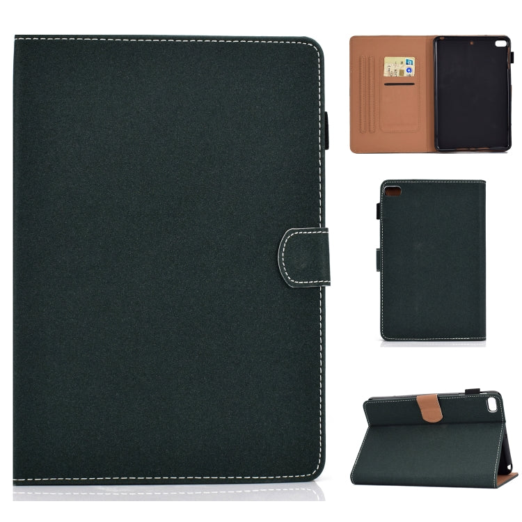 Solid Color Tablet PC Universal Magnetic Horizontal Flip Leather Case with Card Slots & Holder – Magnetic, Card Slot, Flip, For iPad 4 / 3 / 2, For iPad Air / iPad Air 2 / iPad 9.7 (2018 & 2017), For iPad Mini 4 / Mini 3 / Mini 2 / Mini For iPad Mini 4 Mini 3 Mini 2 Mini Green