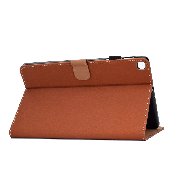 Solid Color Tablet PC Universal Magnetic Horizontal Flip Leather Case with Card Slots & Holder, For Galaxy Tab A 10.1(2019) T510, For Galaxy Tab S5e T720