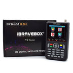 iBRAVEBOX V9 Finder Digital Satellite Signal Finder Meter, EU Plug, AU Plug, UK Plug – TPU