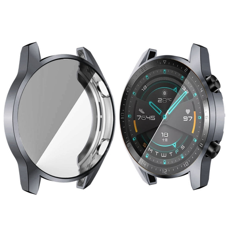 46mm TPU All Inclusive Watch Case – TPU, For Huawei Watch GT2 For Huawei Watch GT2 Gray