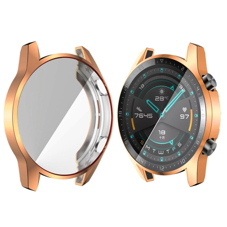 46mm TPU All Inclusive Watch Case – TPU, For Huawei Watch GT2 For Huawei Watch GT2 Rose Gold