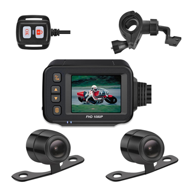 SE30 2.0 inch 1080P Waterproof HD Motorcycle DVR, Support TF Card / Cycling Video / Parking Monitoring, SE30 – Waterproof SE30