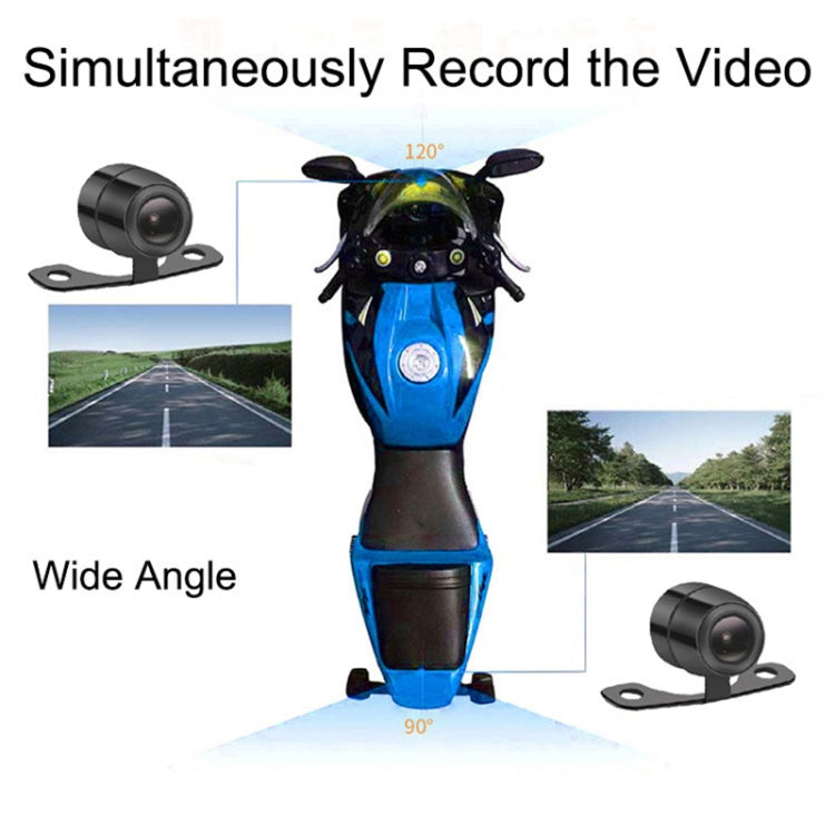 SE30 2.0 inch 1080P Waterproof HD Motorcycle DVR, Support TF Card / Cycling Video / Parking Monitoring, SE30 – Waterproof
