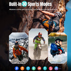 Smart Watch – 1.83" Screen, Blood Pressure Monitoring, Bluetooth Call