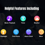 Smart Watch – 1.83" Screen, Blood Pressure Monitoring, Bluetooth Call