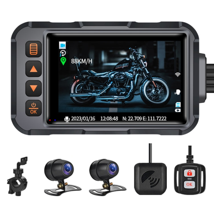 SE65 Dual 1080P Waterproof HD Motorcycle DVR, Support WiFi / GPS / Cycling Video, SE65 SE65