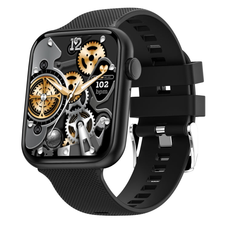 HT15 1.85 inch Silicone Band IP67 Waterproof Smart Watch, Support Bluetooth Calling / Sleep Monitoring Black