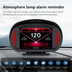 P2 3 inch Multi-function HD OBD LCD Instrument GPS Car Speed Slope Meter HUD Head-up Display, P2 – Durable Build, Easy to Use