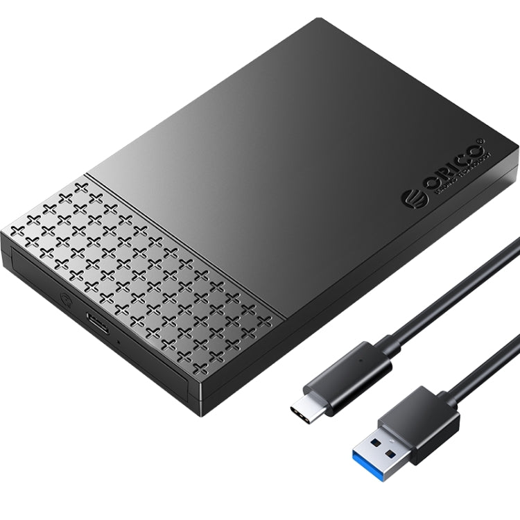 ORICO ORICO-2526C3-V1 2.5 inch USB 3.0 USB-A to Type-C Hard Drive Enclosure External Storage Case , Type-C – Shockproof, Data Transmission Type-C