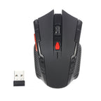 6-keys 2.4G 1600DPI Three-speed Adjustable Wireless Office Mouse, A882 Black, A882 Red, A882 Gold, A882 Blue, A882 Silver Grey – Durable Build, Easy to Use A882 Black Black