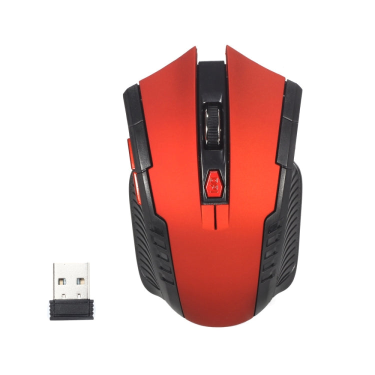 6-keys 2.4G 1600DPI Three-speed Adjustable Wireless Office Mouse, A882 Black, A882 Red, A882 Gold, A882 Blue, A882 Silver Grey – Durable Build, Easy to Use A882 Red Red