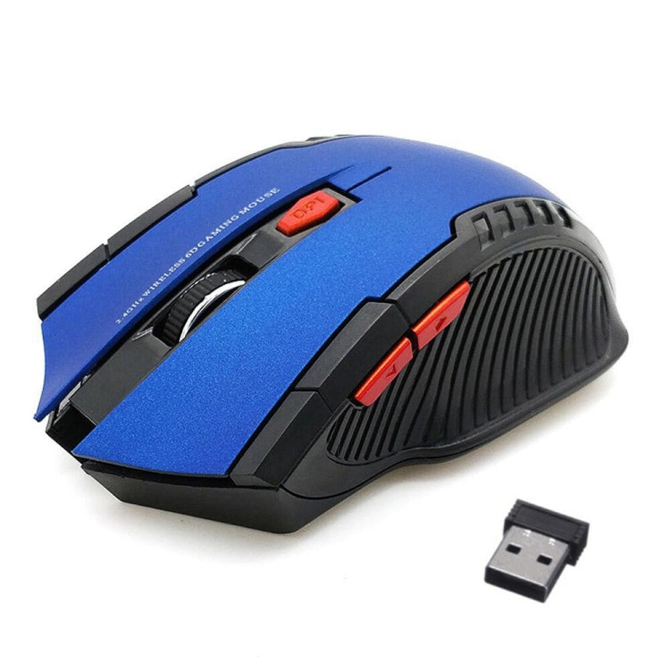6-keys 2.4G 1600DPI Three-speed Adjustable Wireless Office Mouse, A882 Black, A882 Red, A882 Gold, A882 Blue, A882 Silver Grey – Durable Build, Easy to Use A882 Blue Blue