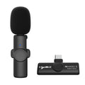HXSJ F18 2.4G USB-C/Type-C Noise Reduction Lavalier Wireless Microphone, USB-C/Type-C USB-C Type-C