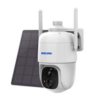 ESCAM G24 3MP WiFi Smart Night Vision Two-way Voice Intercom Solar Camera Support Full HD AI Recognition PIR Alarm, G24 G24