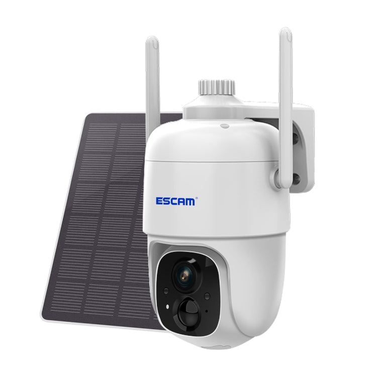 ESCAM G24 3MP WiFi Smart Night Vision Two-way Voice Intercom Solar Camera Support Full HD AI Recognition PIR Alarm, G24 G24