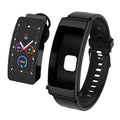 K50 1.08 inch Silicone Band Earphone Detachable IP67 Waterproof Smart Watch Support Bluetooth Call, Silicone Band (Black), Silicone Band (Black Silver) Silicone Band (Black) Black