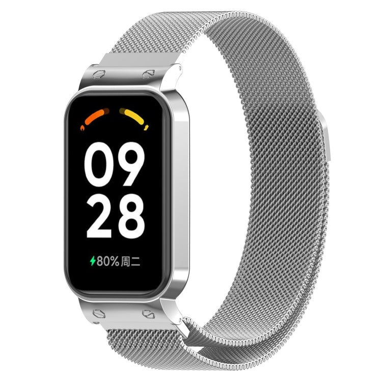 2 in 1 Milan Metal Watch Band, For Redmi Band 2 For Redmi Band 2 Silver
