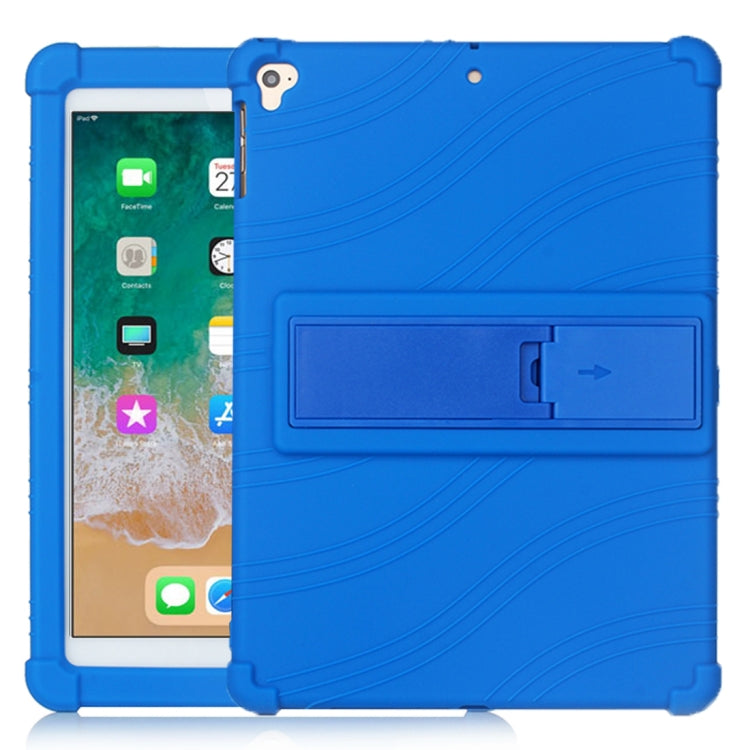 Tablet PC Silicone Protective Case with Invisible Bracket – Durable Build, Easy to Use, For Huawei MediaPad T5, For Lenovo Tab E10, For iPad 6 (9.7 Universal) For iPad 6 (9.7 Universal) Dark Blue