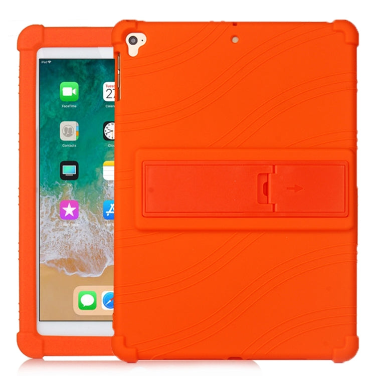 Tablet PC Silicone Protective Case with Invisible Bracket – Durable Build, Easy to Use, For Huawei MediaPad T5, For Lenovo Tab E10, For iPad 6 (9.7 Universal) For iPad 6 (9.7 Universal) Orange