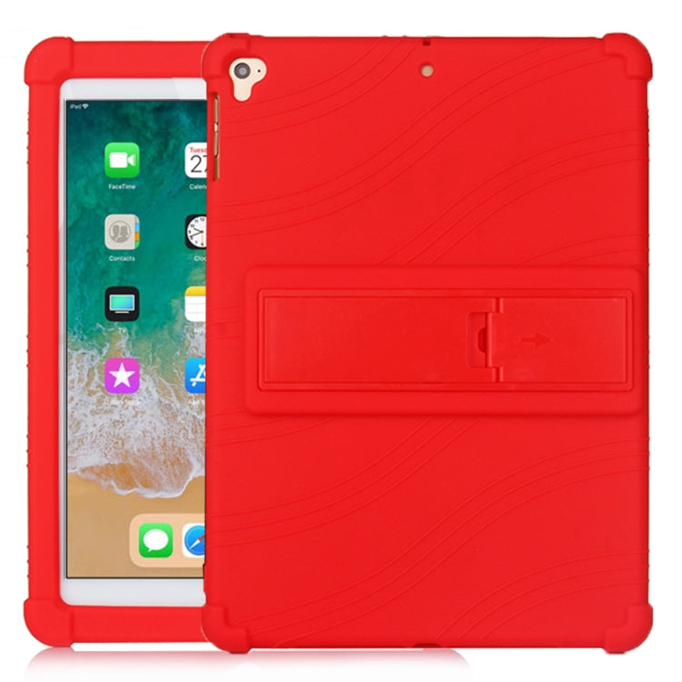 Tablet PC Silicone Protective Case with Invisible Bracket – Durable Build, Easy to Use, For Huawei MediaPad T5, For Lenovo Tab E10, For iPad 6 (9.7 Universal) For iPad 6 (9.7 Universal) Red