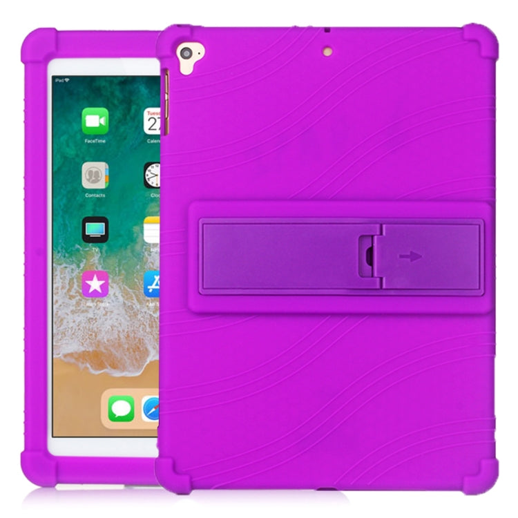 Tablet PC Silicone Protective Case with Invisible Bracket – Durable Build, Easy to Use, For Huawei MediaPad T5, For Lenovo Tab E10, For iPad 6 (9.7 Universal) For iPad 6 (9.7 Universal) Purple