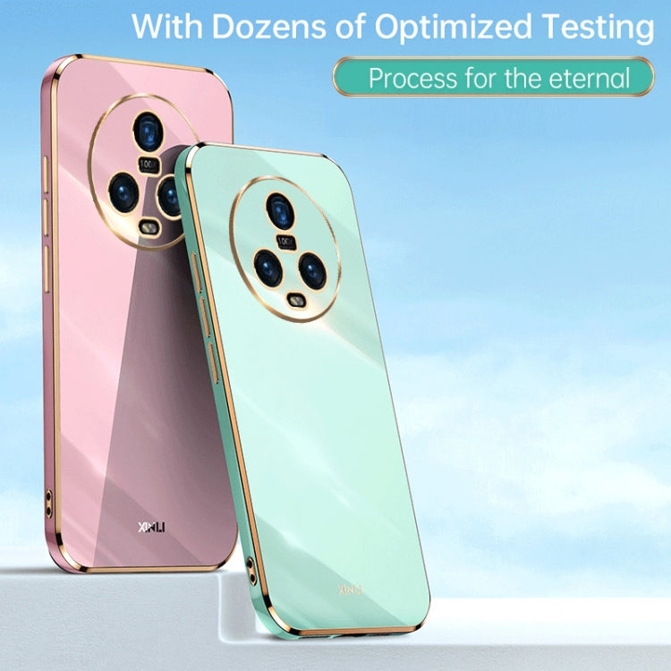 XINLI Straight Edge 6D Electroplate TPU Phone Case – TPU, For Honor Magic5 5G, For Honor Magic5 Pro 5G, For Honor X7a 2023