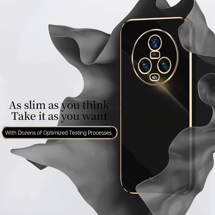 XINLI Straight Edge 6D Electroplate TPU Phone Case – TPU, For Honor Magic5 5G, For Honor Magic5 Pro 5G, For Honor X7a 2023
