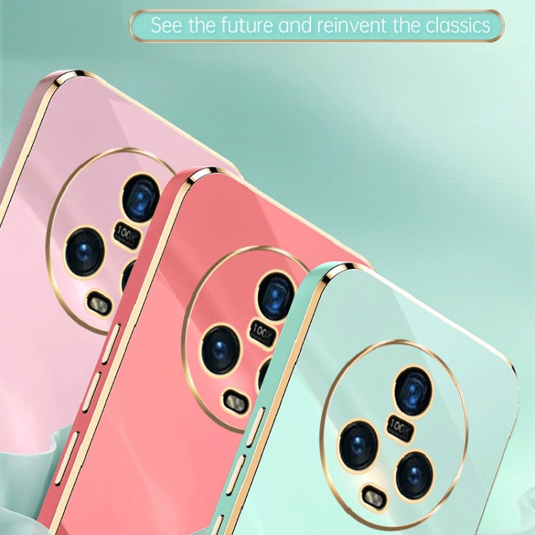 XINLI Straight Edge 6D Electroplate TPU Phone Case – TPU, For Honor Magic5 5G, For Honor Magic5 Pro 5G, For Honor X7a 2023