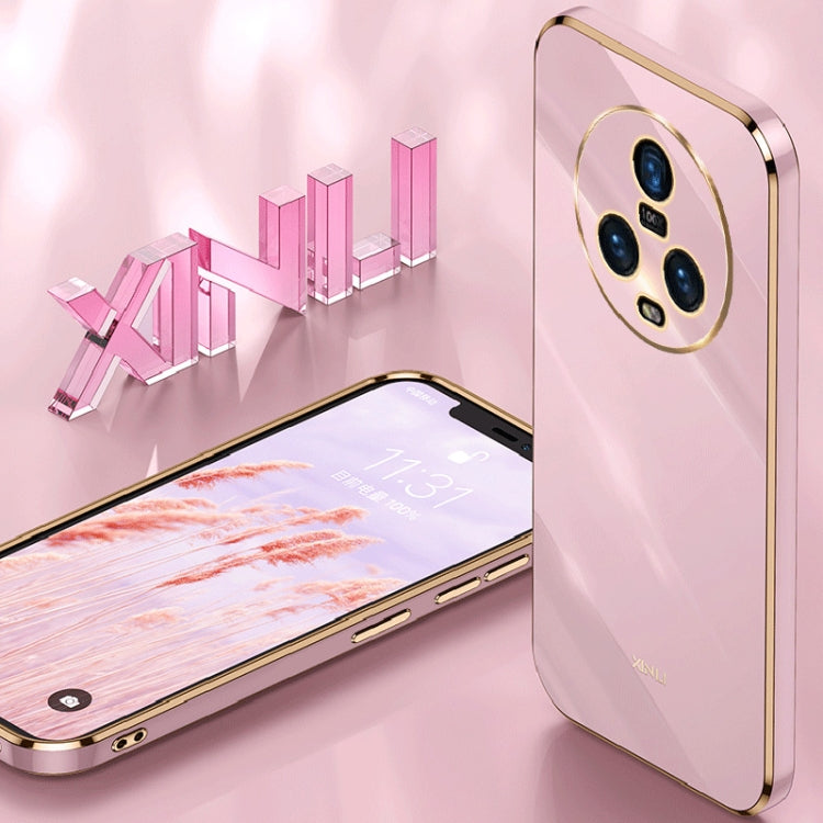 XINLI Straight Edge 6D Electroplate TPU Phone Case – TPU, For Honor Magic5 5G, For Honor Magic5 Pro 5G, For Honor X7a 2023