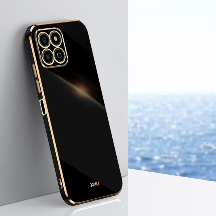 XINLI Straight Edge 6D Electroplate TPU Phone Case – TPU, For Honor X8a 2023, For Honor X9a 5G, For Huawei nova Y61